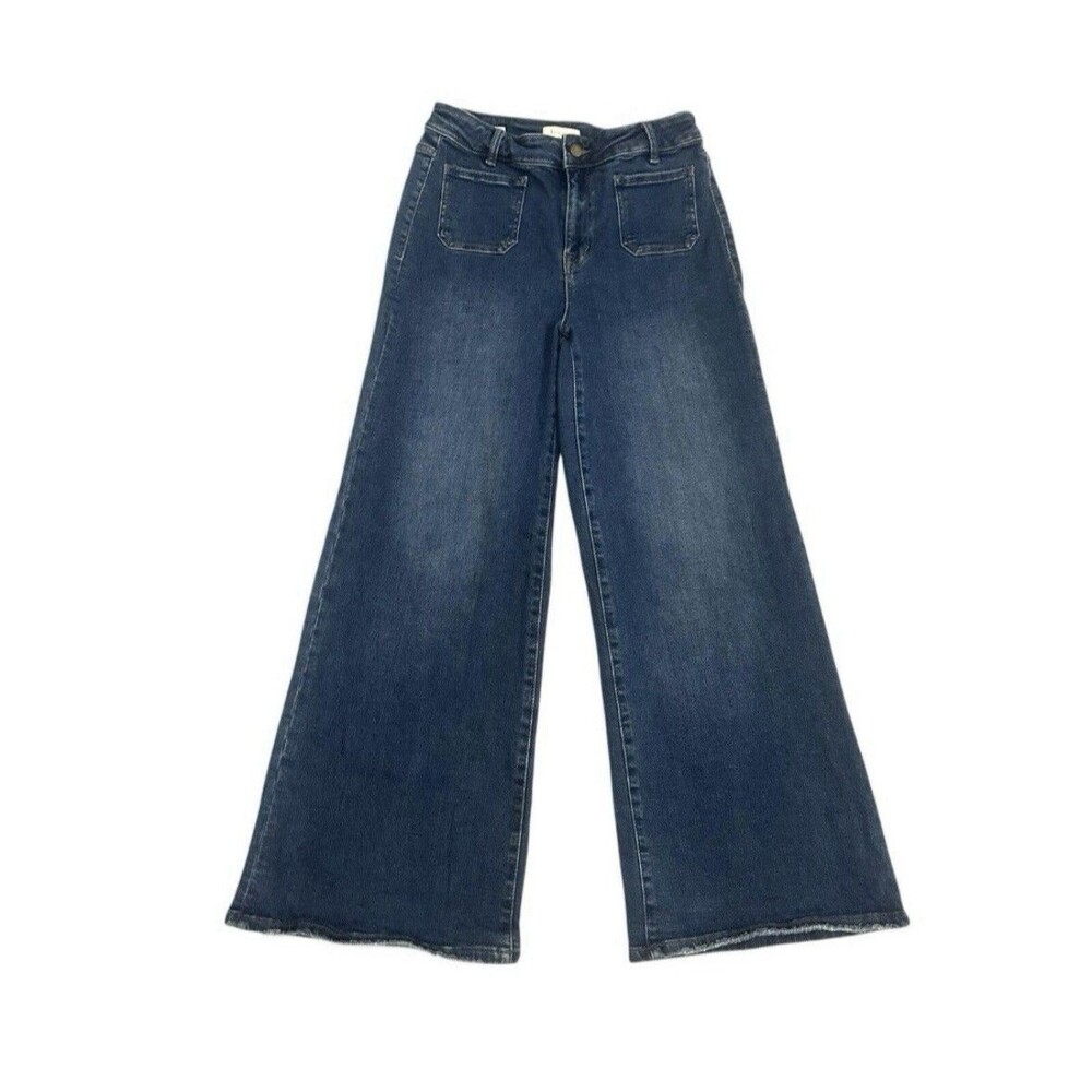 Bohme Ultra Wide Leg Jeans High Rise Boho Festival Women’s 27 X 30.5